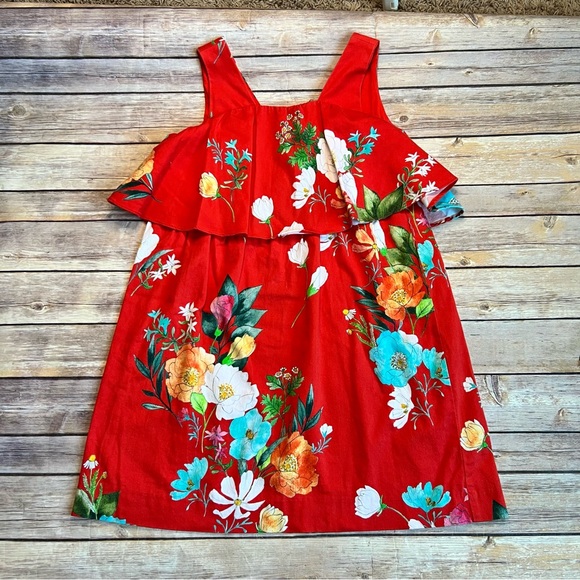 Zara Girls Tropical Floral Dress - Picture 2 of 8
